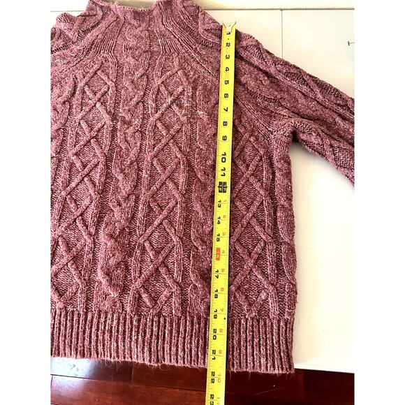 Universal Thread Goods Co. Burgundy Cotton Blend Knit Sweater – Women’s Medium - Picture 8 of 11